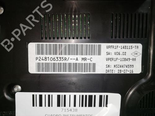 Instrument cluster RENAULT MEGANE IV Hatchback (B9A/M/N_) | BP23950091C47