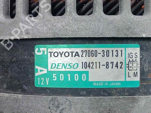 Alternator TOYOTA LAND CRUISER PRADO (_J15_) 3.0 D-4D (KDJ155_, KDJ150_, KDJ150R, KDJ155R) | BP15207122M7 