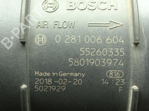 Mass air flow sensor IVECO DAILY VI Van 33S12, 35S12, 35C12 | BP30610573M95