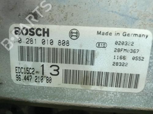 Engine control unit (ECU) CITROËN C5 I (DC_) 2.0 HDi (DCRHZB, DCRHZE) | BP15196274M57 