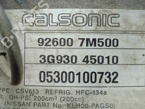 AC compressor NISSAN PRIMERA (P12) 2.2 Di | BP5701997M34 