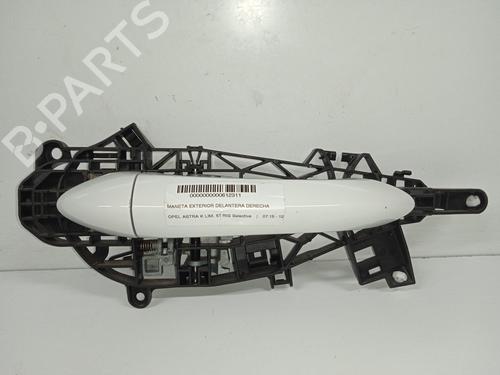Used Front right exterior door handle OPEL ASTRA K (B16) 1.6 CDTi (68) (110 hp) 10772250