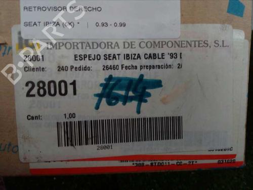 Right mirror SEAT IBIZA II (6K1)  | BP5737060C27 