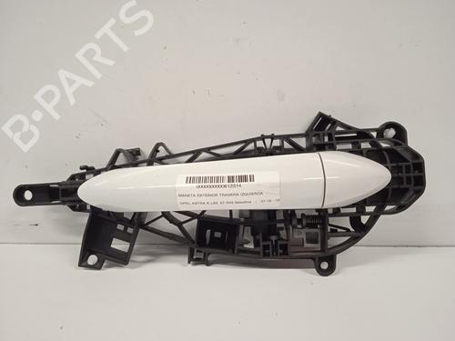 Used Rear left exterior door handle OPEL ASTRA K (B16) 1.6 CDTi (68) (110 hp) 10772253