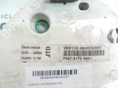 Instrument cluster FIAT MULTIPLA (186_) 1.9 JTD (186AXE1A) | BP5696775C47 