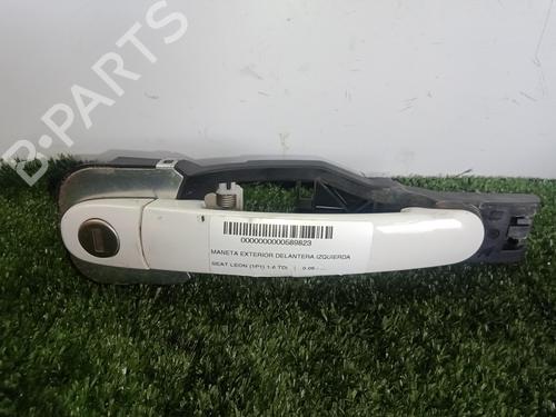 Used Front left exterior door handle SEAT LEON (1P1) 1.6 TDI (105 hp) 22238700