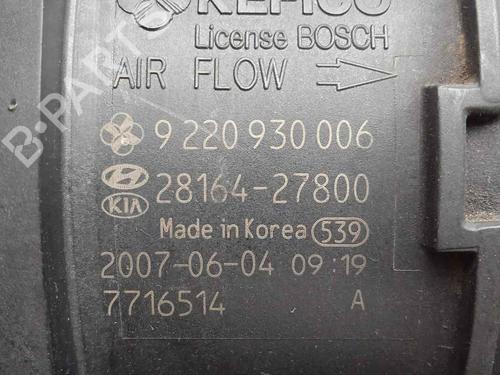 Mass air flow sensor HYUNDAI SANTA FÉ II (CM) 2.2 CRDi GLS | BP16902642M95 