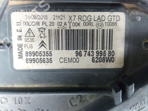 Right headlight CITROËN C5 III (RD_) 2.0 HDi 140 (RDRHF8, RDRHFA, RDRHA8, RDRHAJ) | BP38992248C29 - Image 4