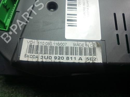 Instrument cluster SKODA SUPERB I (3U4) 1.9 TDI | BP26206480C47 