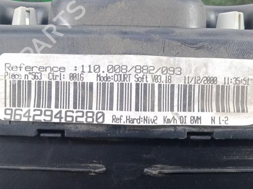Instrument cluster PEUGEOT 406 (8B) 2.0 HDI 90 | BP31951453C47 