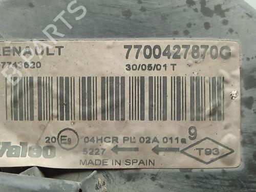 Right headlight RENAULT MEGANE I (BA0/1_) 1.6 16V (BA04, BA0B, BA11, BA1J, BA16, BA19, BA1K, BA1V,... | BP29337734C29 