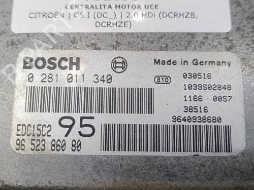 Engine control unit (ECU) CITROËN C5 I (DC_) 2.0 HDi (DCRHZB, DCRHZE) | BP32034880M57  - Image 5