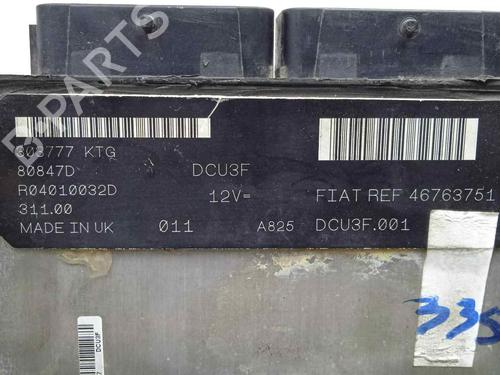 Engine control unit (ECU) FIAT PUNTO (188_)  | BP15197646M57 
