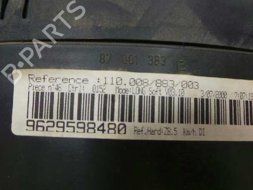 Instrument cluster PEUGEOT 607 (9D, 9U)  | BP5739520C47 