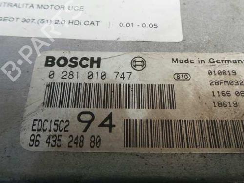 Engine control unit (ECU) PEUGEOT 307 (3A/C) 2.0 HDi 90 | BP5745190M57 