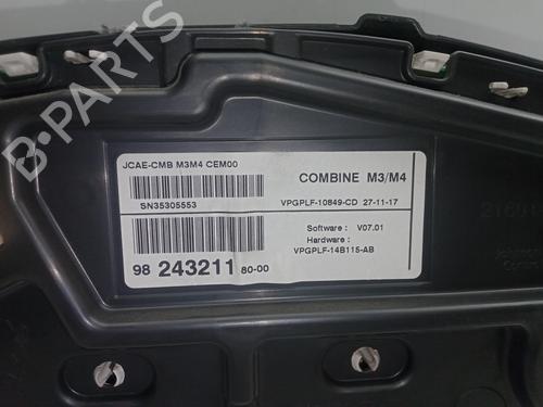 Instrument cluster CITROËN C-ELYSEE (DD_) 1.6 BlueHDi 100 | BP15778061C47 