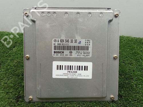 Start-Stopp-System für Start-Stopp-System MERCEDES-BENZ M-CLASS (W163) ML 270 CDI (163.113) (163 hp) 39695346 39695346