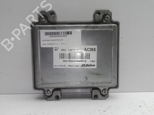 Used Engine control unit (ECU) OPEL CORSA E (X15) 1.4 (08, 68) (90 hp) 15424357
