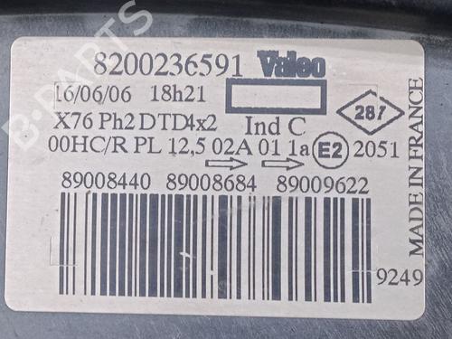 Højre forlygte NISSAN KUBISTAR Van (X76) 1.5 dCi 70 | BP30793506C29 