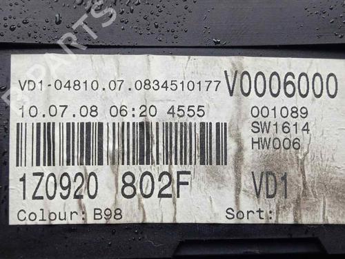 Instrument cluster SKODA OCTAVIA II (1Z3) 1.6 | BP16086135C47 