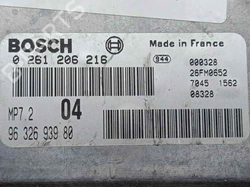 Engine control unit (ECU) PEUGEOT 206 Hatchback (2A/C)  | BP19694349M57 