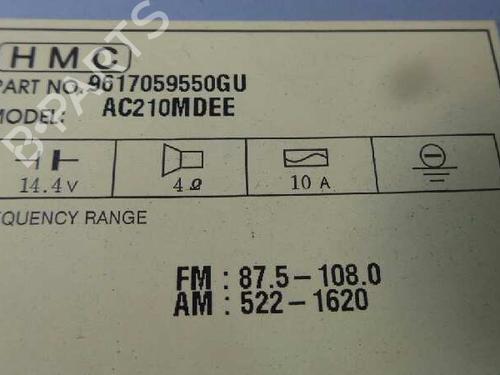 Radio HYUNDAI H350 Bus 2.5 CRDI | BP27831351E6 - Image 3