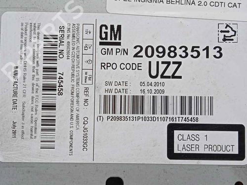 Radio OPEL INSIGNIA A (G09) 2.0 CDTI (68) | BP23502108E6 