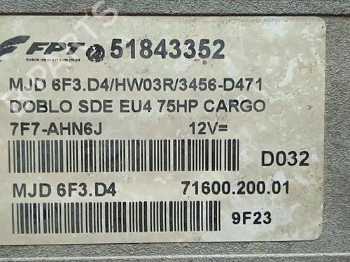Engine control unit (ECU) FIAT DOBLO Box Body/MPV (223_) 1.3 D Multijet | BP28576411M57