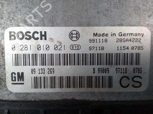 Engine control unit (ECU) OPEL ZAFIRA A MPV (T98)  | BP5698077M57 