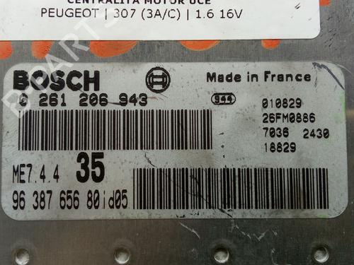 Engine control unit (ECU) PEUGEOT 307 (3A/C) 1.6 16V | BP40038351M57 - Image 3