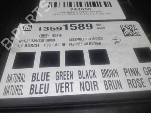 Unité de contrôle OPEL CORSA E (X15)  | BP29955923M11 