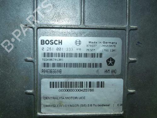 Engine control unit (ECU) CHRYSLER VOYAGER / GRAND VOYAGER III (GS_, NS_)  | BP5710984M57 