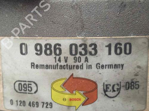 Alternator AUDI 80 B3 Saloon (893, 894, 8A2) 2.0 E 16V | BP9097911M7 