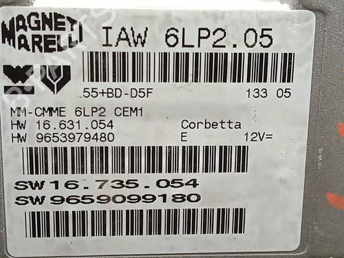 Engine control unit (ECU) CITROËN C4 I (LC_) 1.4 16V | BP28576417M57