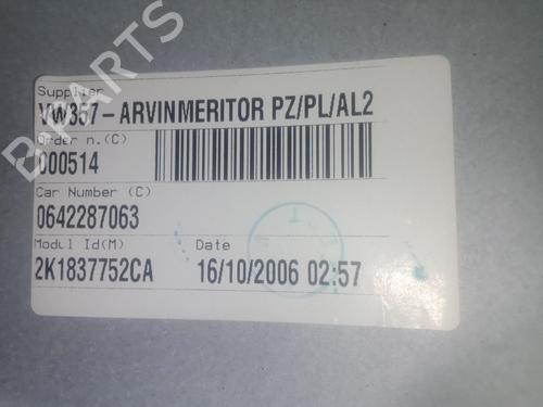 Front right window mechanism VW CADDY III Box Body/MPV (2KA, 2KH, 2CA, 2CH) 1.9 TDI | BP30059297C23