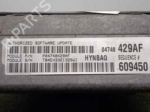 Engine control unit (ECU) CHRYSLER VOYAGER IV (RG, RS) 2.4 | BP16943554M57 