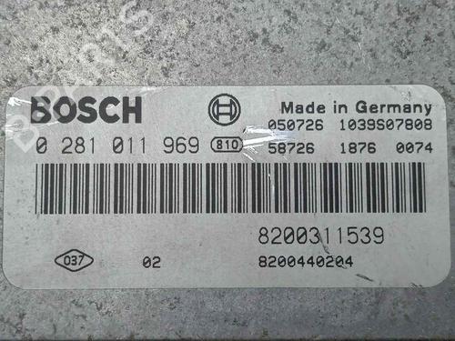 Engine control unit (ECU) RENAULT LAGUNA II (BG0/1_) 1.9 dCi (BG08, BG0G) | BP13554358M57 