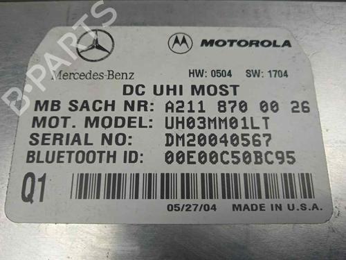Electronic module MERCEDES-BENZ CLK (C209)  | BP7307717M83 