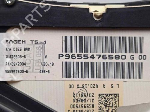Instrument cluster PEUGEOT 307 Break (3E) 2.0 HDI 90 | BP10553563C47 