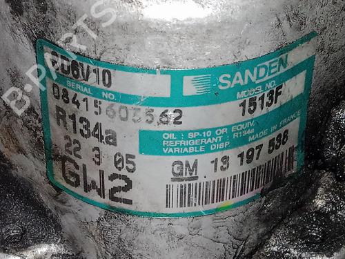 AC compressor OPEL MERIVA A MPV (X03) 1.3 CDTI (E75) | BP5708296M34 