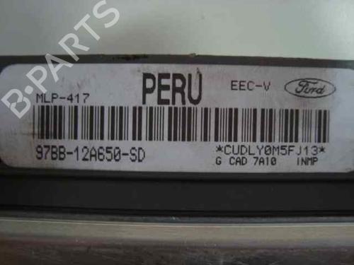 Engine control unit (ECU) FORD MONDEO II (BAP)  | BP5687231M57 