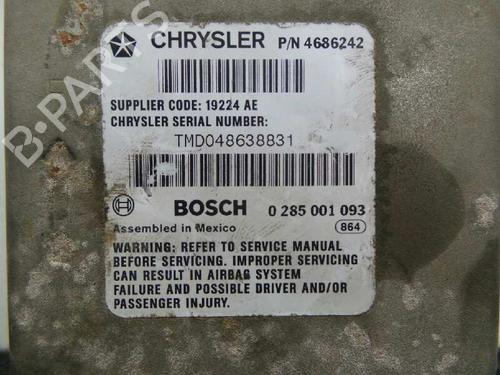 ECU airbags CHRYSLER VOYAGER / GRAND VOYAGER III (GS_, NS_)  | BP5708871M53
