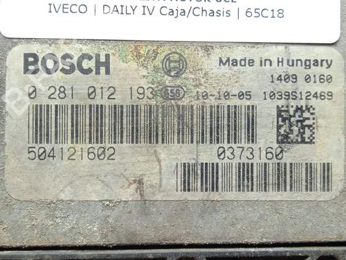 Engine control unit (ECU) IVECO DAILY IV Platform/Chassis 65C18 | BP31038287M57