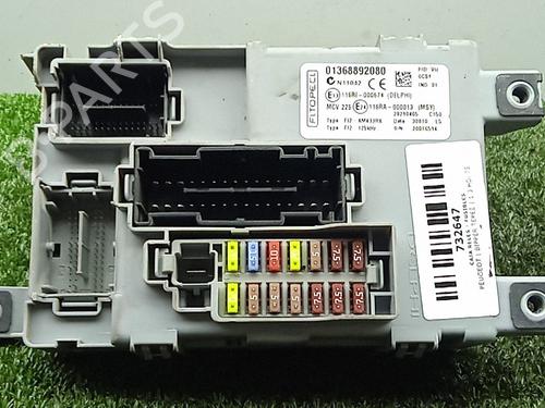 Sikringsdose PEUGEOT BIPPER Tepee 1.3 HDi 75 (75 hp) 28183852