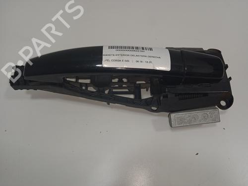 Used Front right exterior door handle OPEL CORSA E (X15) 1.4 Turbo (08, 68) (150 hp) 11509183