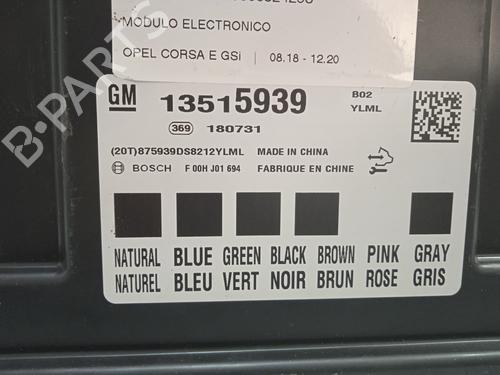 Electronic module OPEL CORSA E (X15) 1.4 Turbo (08, 68) | BP11733228M83 