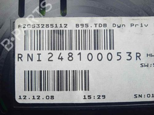 Instrument cluster RENAULT MEGANE III Hatchback (BZ0/1_, B3_) 1.6 16V (BZ1B, BZ1H) | BP8382986C47 