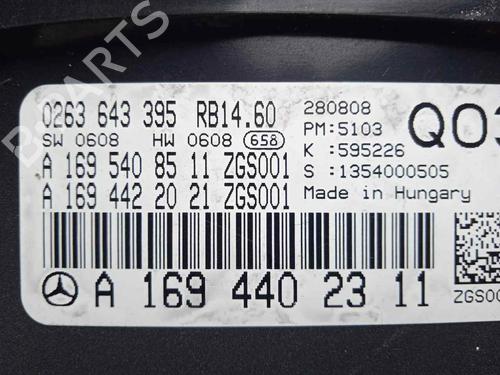 Instrument cluster MERCEDES-BENZ B-CLASS Sports Tourer (W245)  | BP7871296C47 