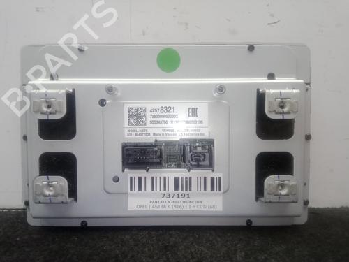 Display monitor OPEL ASTRA K (B16) 1.6 CDTi (68) | BP30112419C48