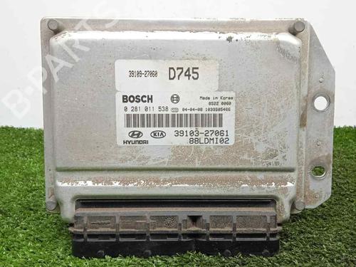 Used Engine control unit (ECU) KIA CERATO I Saloon (LD) 2.0 CRDi (112 hp) 12909627